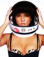 Sexy woman astronaut