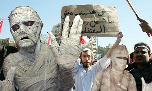 Mummies in Tahrir Square