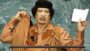 Gadhafi at the UN