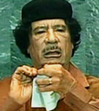 Gaddafi at the UN