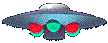 UFO spinning